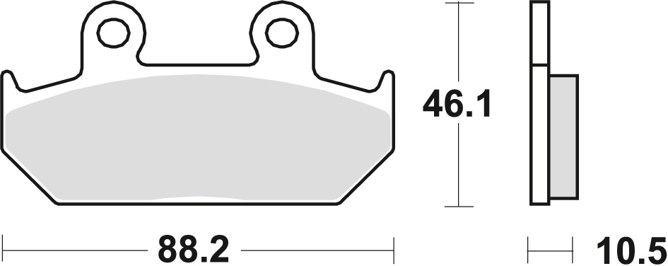 Trw Zf Bremsbeläge Kh124 Kh412 Sinter Street Honda Vt 600 Shadow 89-93, Xl 600v Transalp 91-93, Nx Dominator 650 88-90, Xrv 650 Africa Twin 88-90, Gl 1500 88-00, Vorderachse