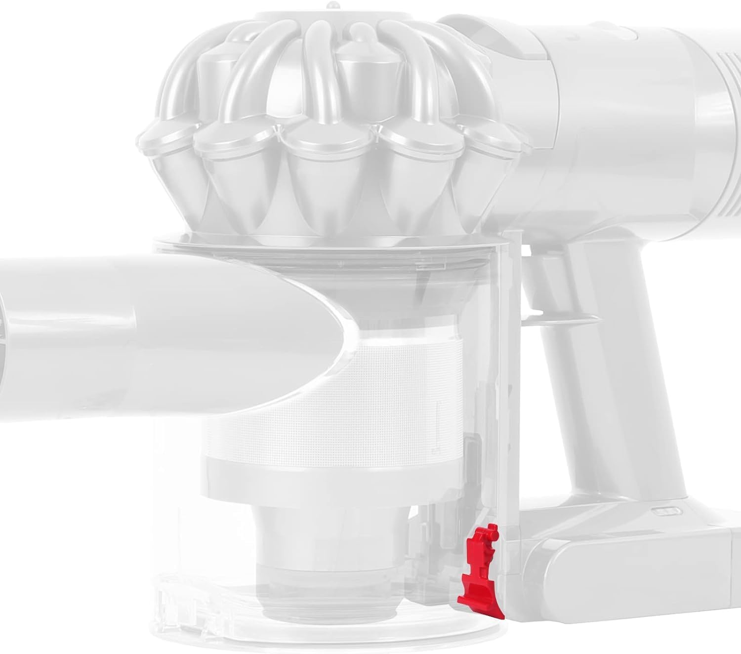 Bouton De Verrouillage Pour Bac À Poussière Dyson V8 V7 Sv10 Sv12 – Accessoires Pour Aspirateur – Pièces Détachées – Interrupteur À Ressort Pour Bac À Poussière