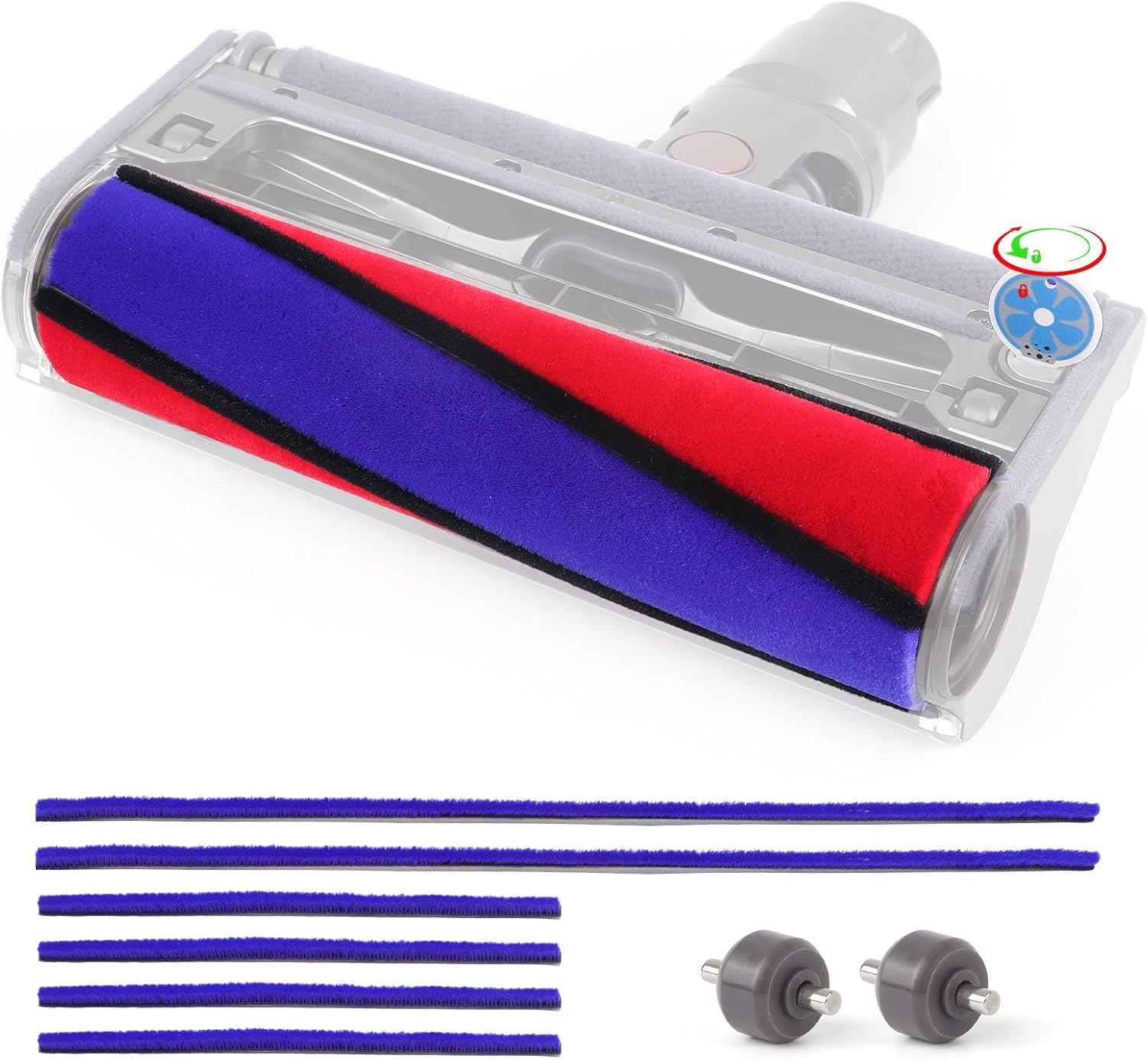 Brosse De Rechange Pour Aspirateurs Dyson V6, V8, V10 Et V11, Référence 966488-01, Avec Rouleaux Et Bandes Anti-peluches