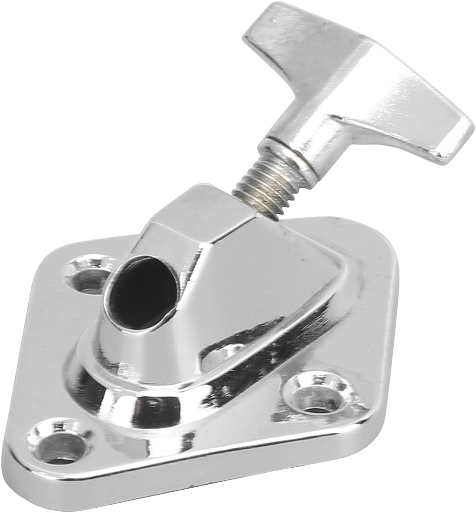 Kick-drum-beinbasis, Robuster Verbindungsständer Aus Zinklegierung Für Bassdrum-kit, Verchromt, 1 Einheit