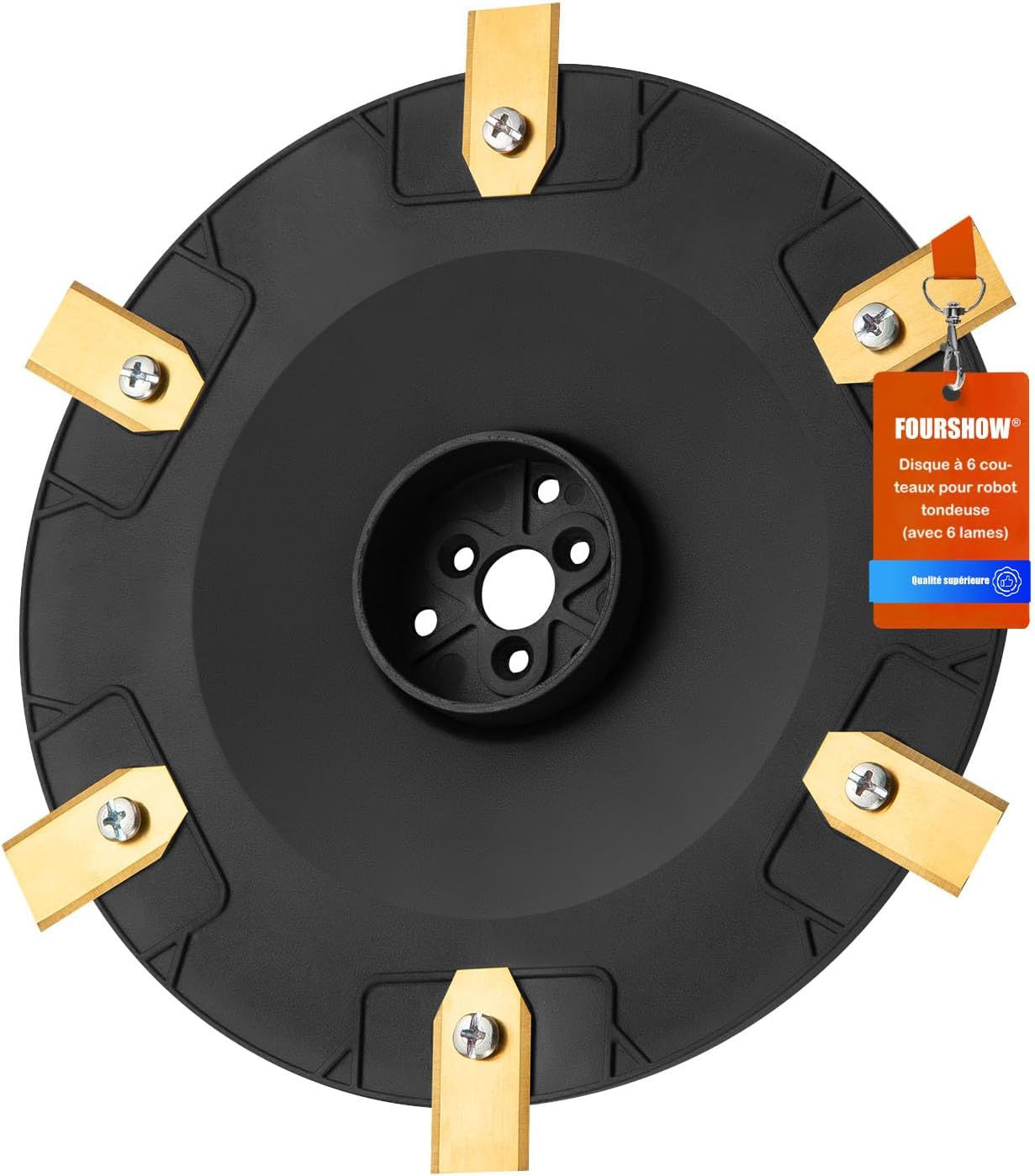 【coupe Plus Efficace】disques De Lames + 6 Lames De Rechange, Compatibles Avec Les Séparateurs De Lames Husqvarna G3-p15, Automower 305, 310, 315, 315x, 405, 410, 415x, 435, 535 Awd Pour Tondeuses Robo