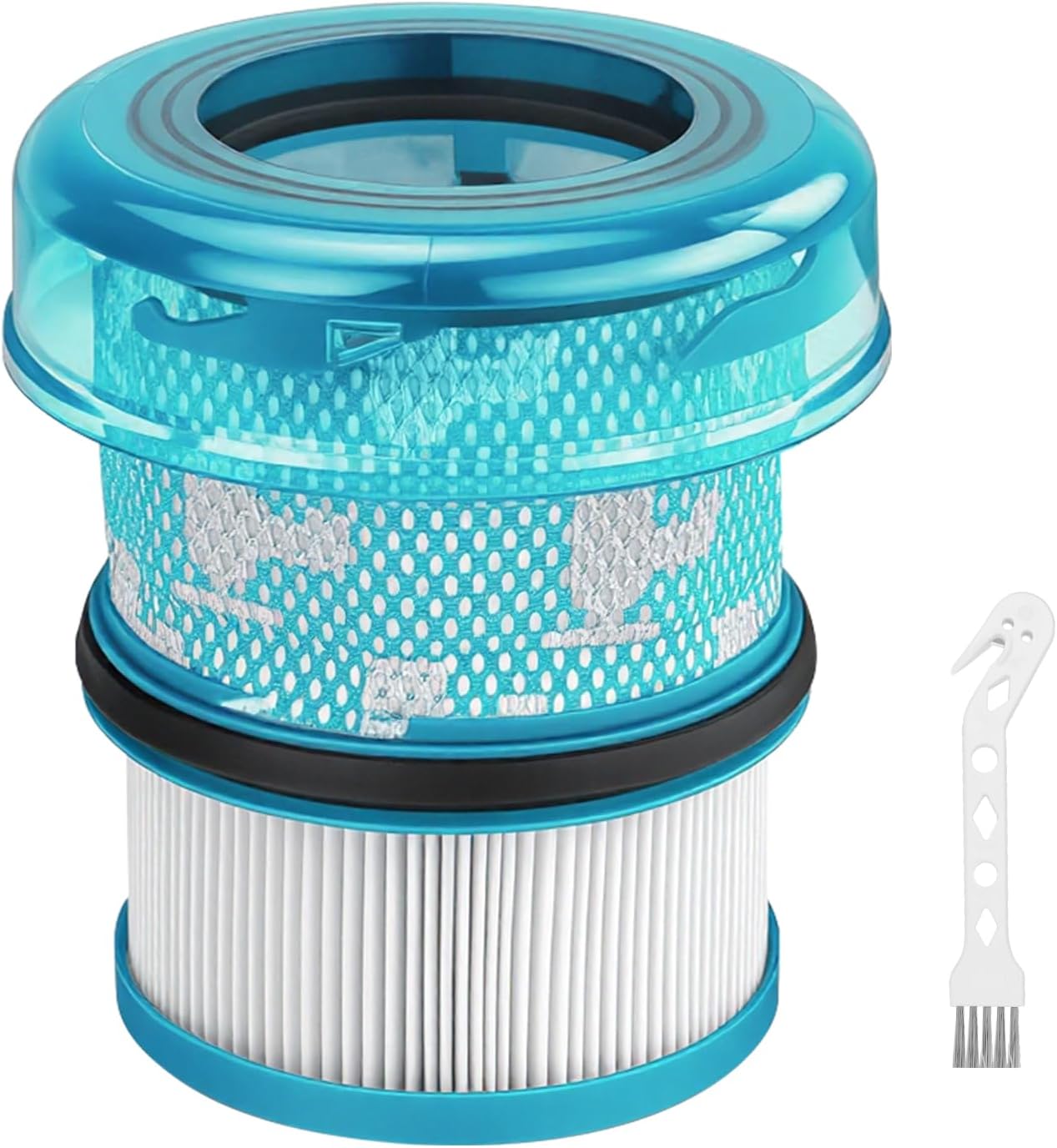 Filtres De Rechange Lavables Pour Aspirateurs Dyson V16 Piston Animal / V16 Piston Animal Submarine Ds60 – Filtration Haute Efficacité, 1 Filtre Hepa, 1 Brosse De Nettoyage