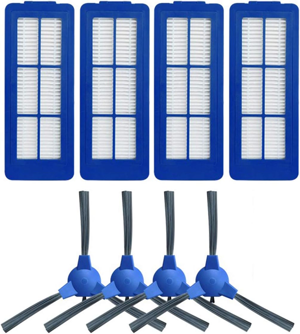 Lot De 8 Filtres À Brosse Latérale Pour L'Aspirateur Robot G10 Hybrid