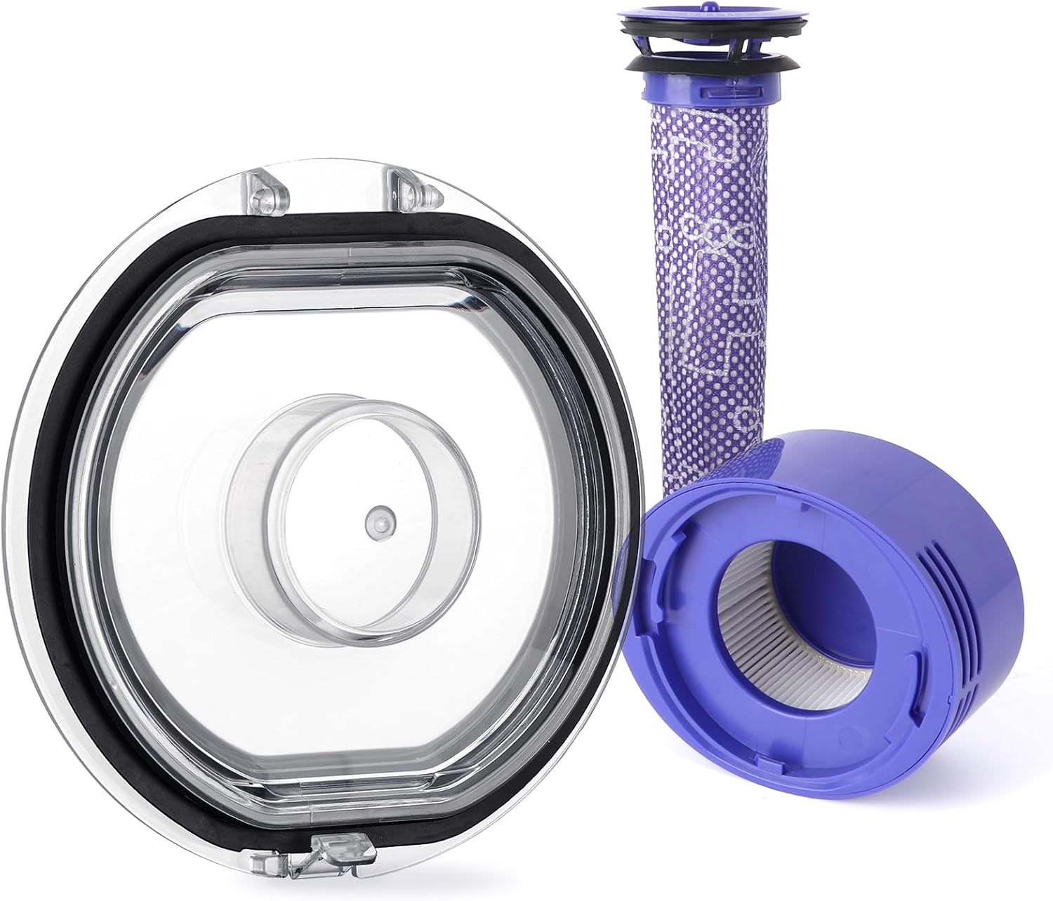 Housse De Rechange V8 V7 Pour Aspirateurs Dyson Avec Filtre Hepa Post-moteur Et Pré-filtre