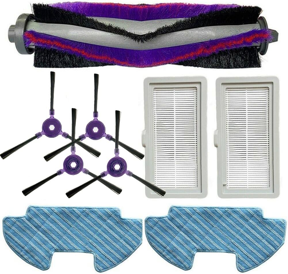 Brosse Principale, Filtre, Lingette De Nettoyage, Brosse Latérale De Rechange Pour Aspirateur Samsung Powerbot-e Vr05r5050wk