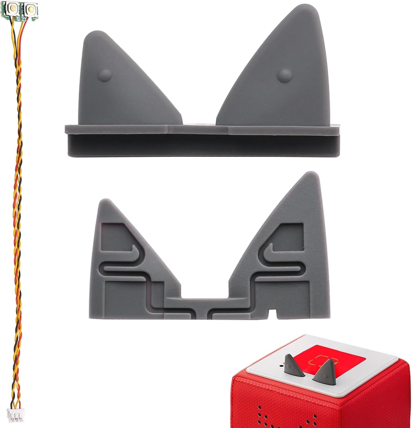 Câble De Remplacement Pour La Toniebox Inclus. Boutons Électroniques. Orifices De Rechange.