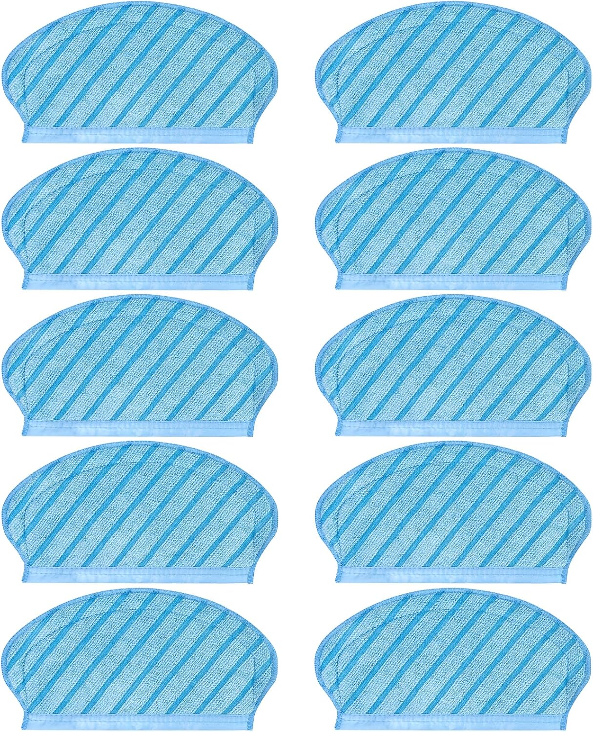 Lot De 10 Lingettes De Nettoyage Pour Aspirateurs Robots Ecovacs Deebot Ozmo 920 950 T5 N7, Accessoires, Lingettes De Rechange Et Kit D'Accessoires Pour Balai.