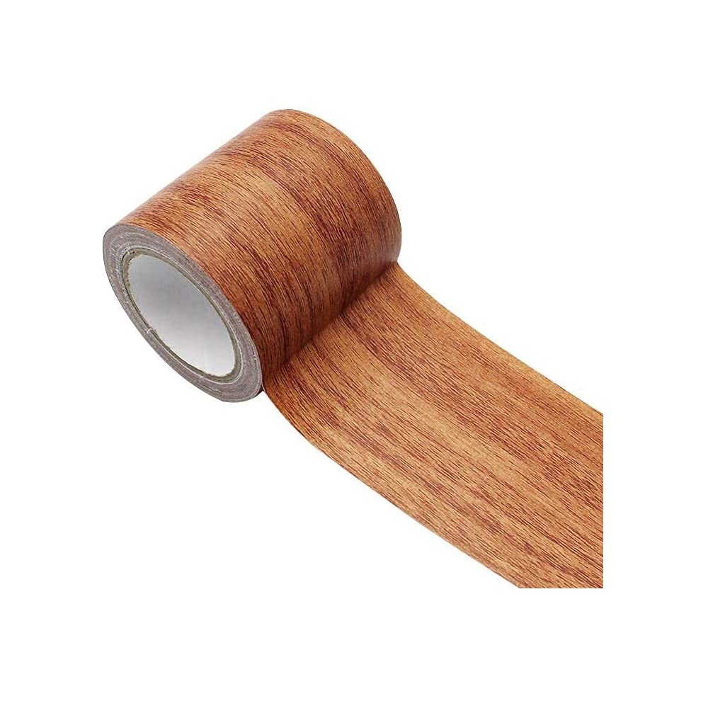 Ruban Adhésif Effet Bois, 5,7 Cm X 4,57 M, Marron, Ruban Adhésif Pour Réparation De Meubles, Imperméable Pour Réparer Les Rayures Sur Le Stratifié