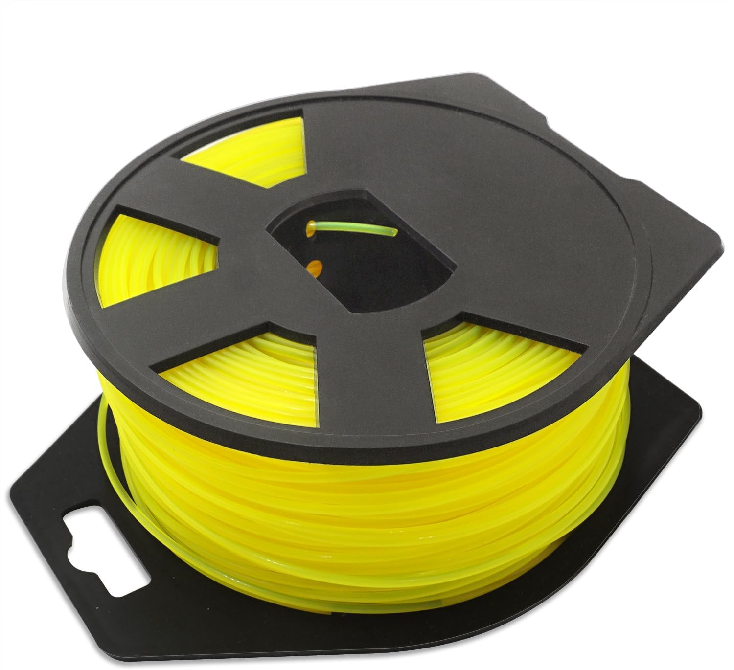 Fil De Coupe Rond En Nylon – 1,6 Mm X 100 M – Pour Débroussailleuses Et Tondeuses Électriques – Jaune – 0,2 Cm