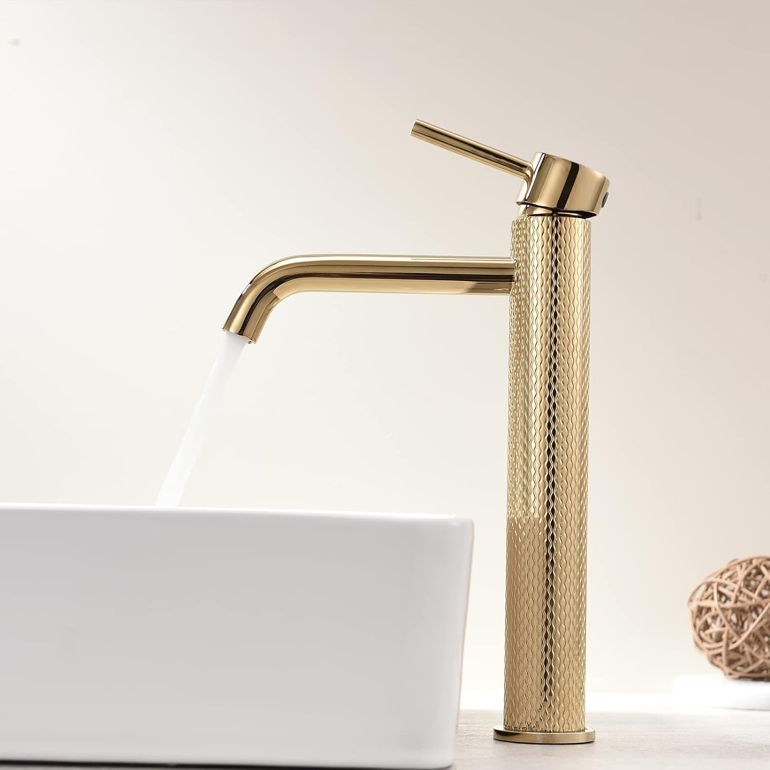 Robinet De Lavabo – Mitigeur Monocommande – Or
