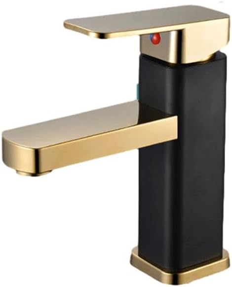 Robinet De Lavabo Pour Eau Chaude Et Froide, Robinet De Salle De Bain Doré, Lavabo, Robinets De Lavabo Dorés