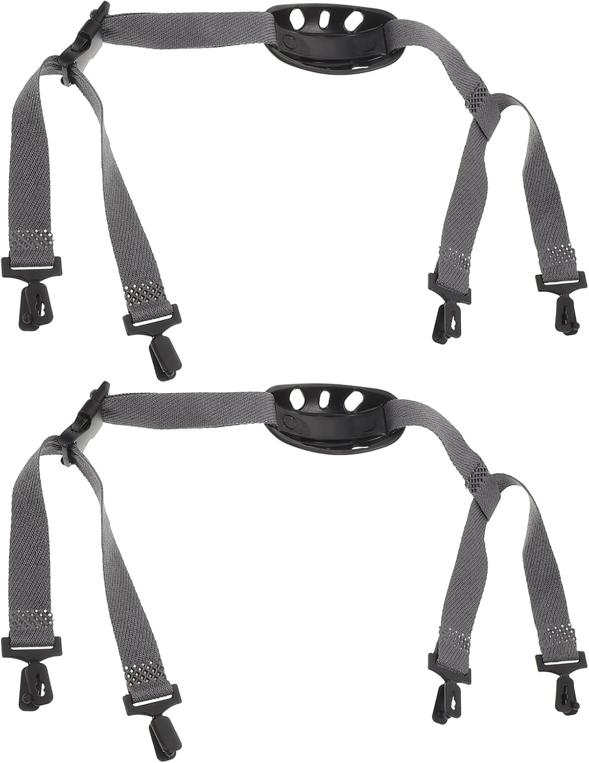 Chinstraps Réglables En Plastique Et Polyester, Pack De 2 Pour Casques De Chantier, Adaptés Aux Environnements De Travail, Maintien Sécurisé.