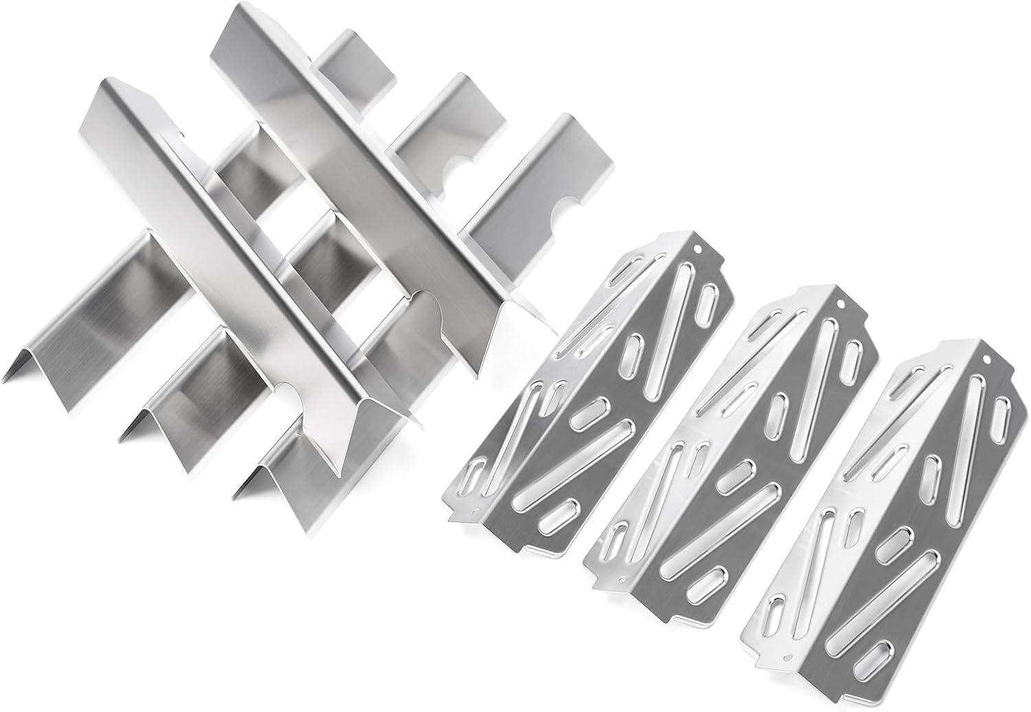 Barres De Diffusion De Chaleur Et Réflecteur De Chaleur En Acier Inoxydable Pour Plaques Chauffantes Weber Genesis Ii/lx 300 Series Ii E-310, Ii E-330, Ii E-335, Ii S-335, Ii Lx S/e-340 (2017)