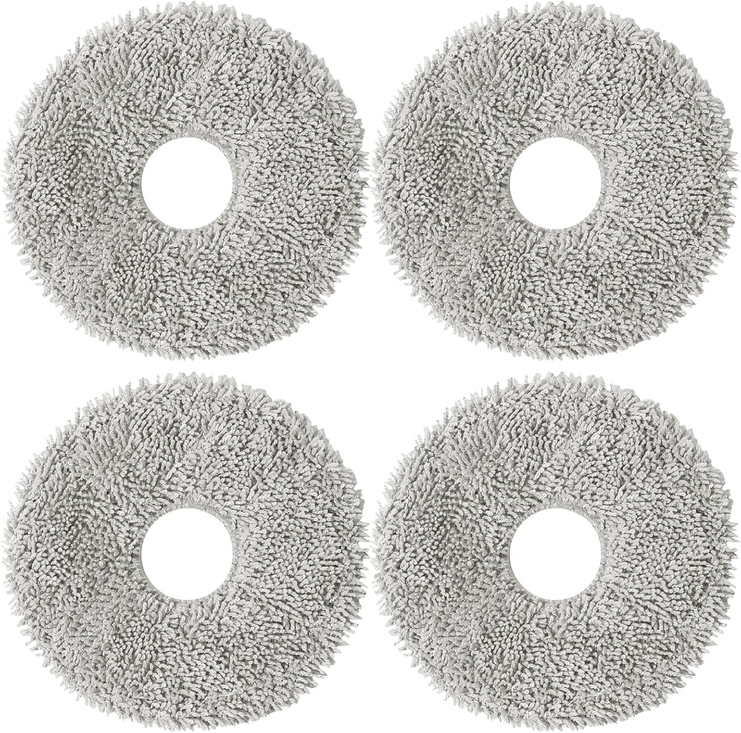 Lot De 4 Chiffons De Rechange En Microfibre Pour Aspirateurs Robots Irobot Roomba Plus 405 Combo + Et Plus 505 Combo +