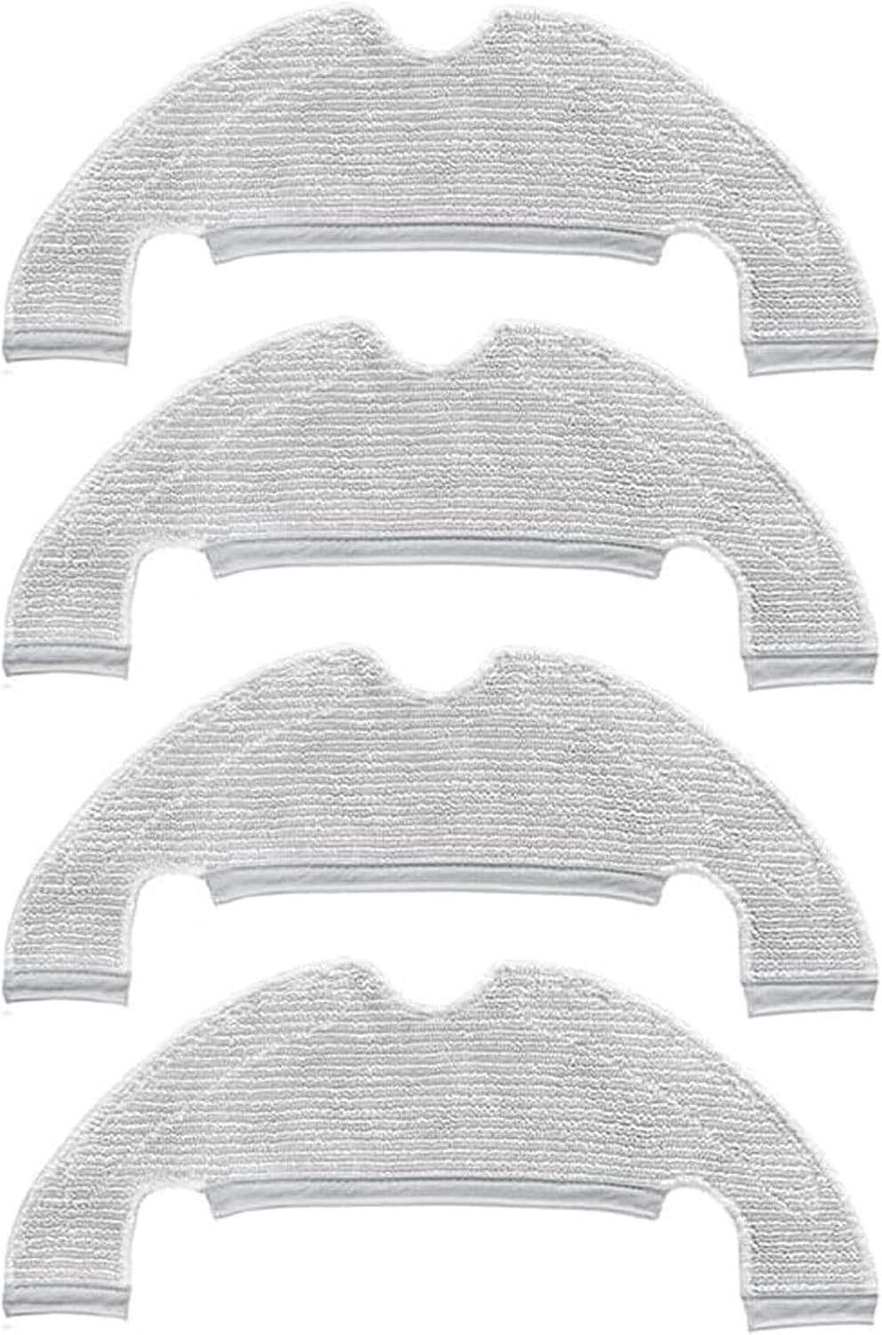 Chiffons De Nettoyage De Rechange Pour Aspirateur Robot Dreame D10 Plus / Z10 Pro / D9 Plus / L10 Plus / D10s Plus - Chiffons En Microfibre - Lot De 4