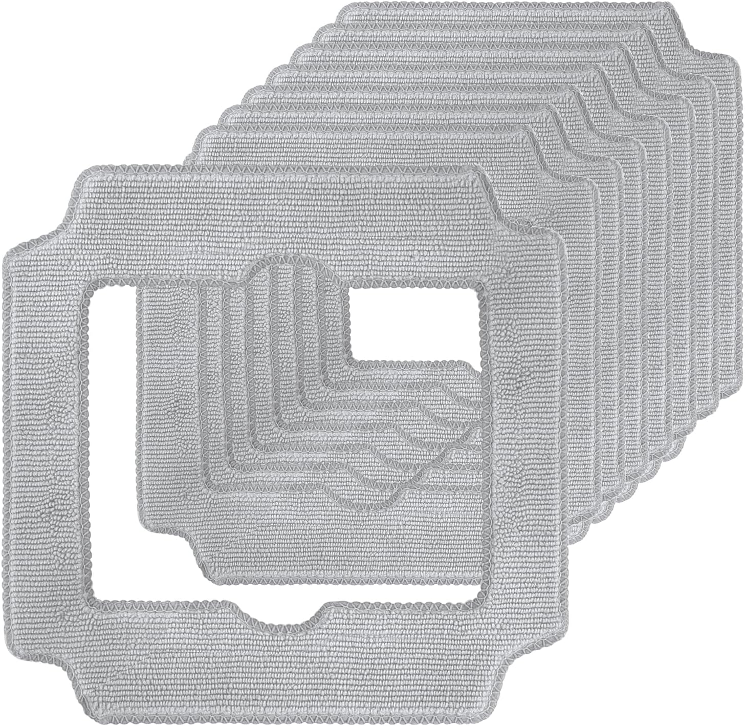 Lot De 8 Lingettes De Nettoyage Lavables En Microfibre Pour Robot Lave-vitres Ecovacs Winbot Mini2