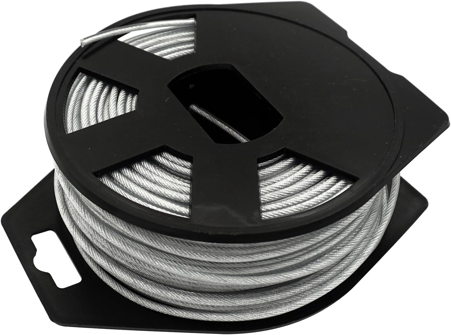 Fil De Coupe Rond, Renforcé En Acier, Enduit De Nylon, 2,4 Mm X 43 M (0,095 Po)