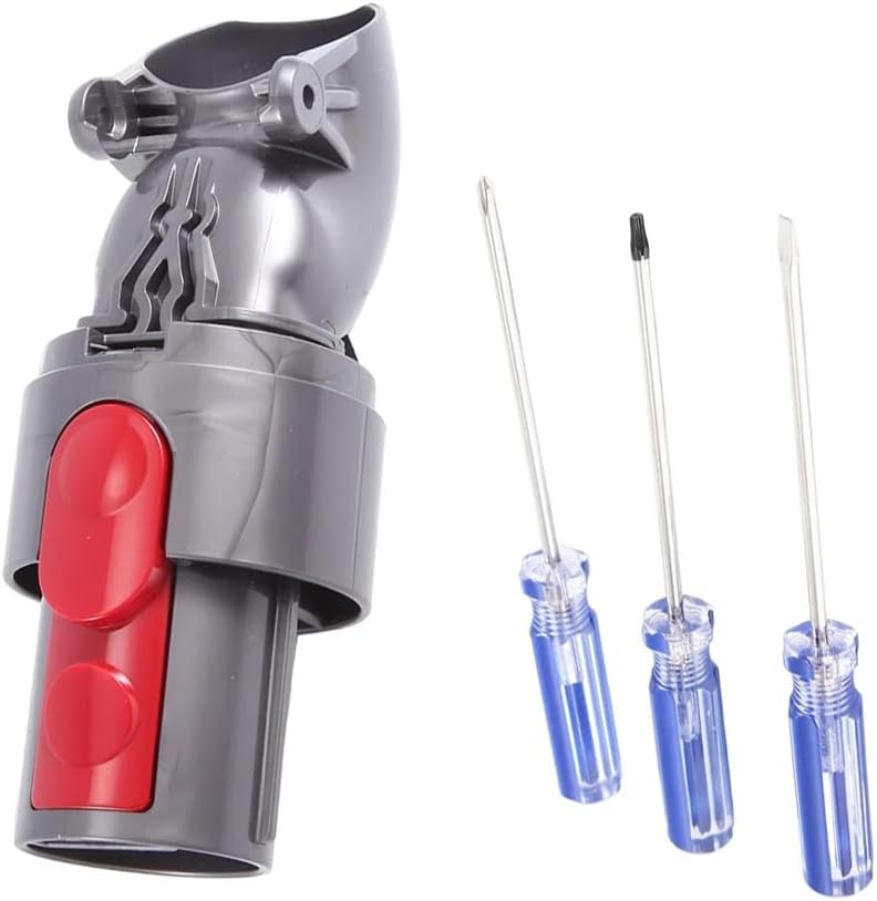 1 Connecteur De Tête D'Aspiration À Entraînement Direct Pour Aspirateurs Dyson V8 V10 Sv10 Sv12, Connecteur Accessoire De Remplacement Avec 3 Tournevis