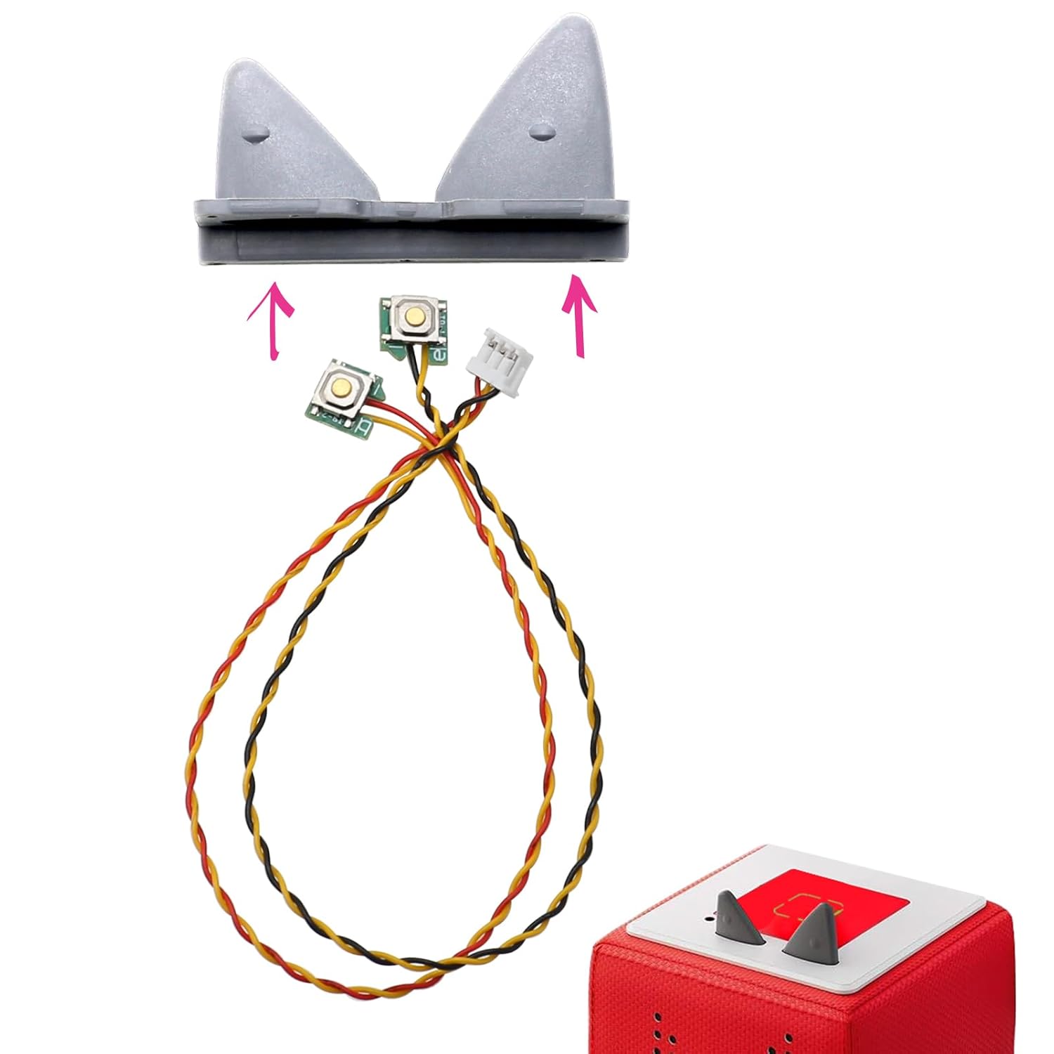Le Câble De Remplacement Toniebox Contient Des Boutons Électroniques (sans Oreilles).