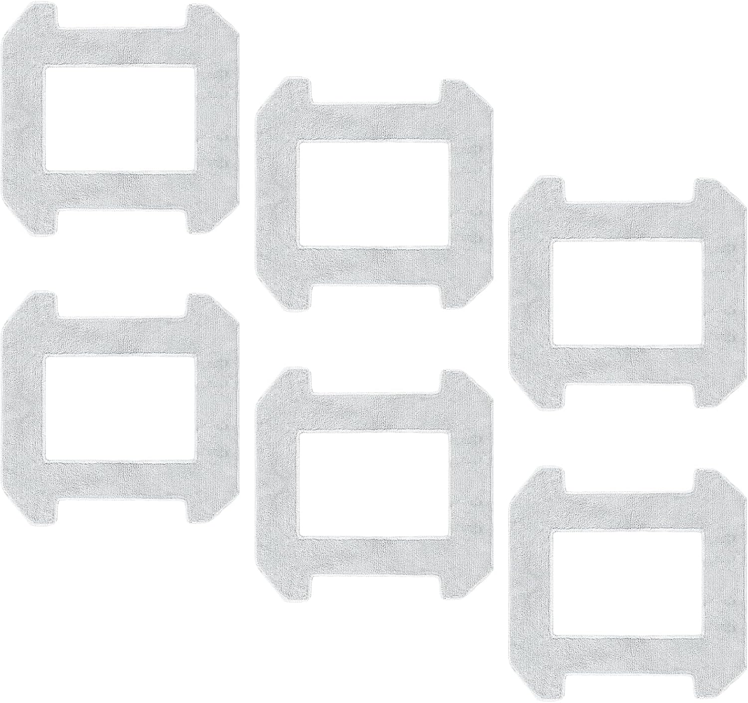 Ensemble De 6 Pièces De Rechange Pour Robot Laveur De Sols Dreame C1/c1 Station, Comprenant Chiffons De Nettoyage Et Accessoires.