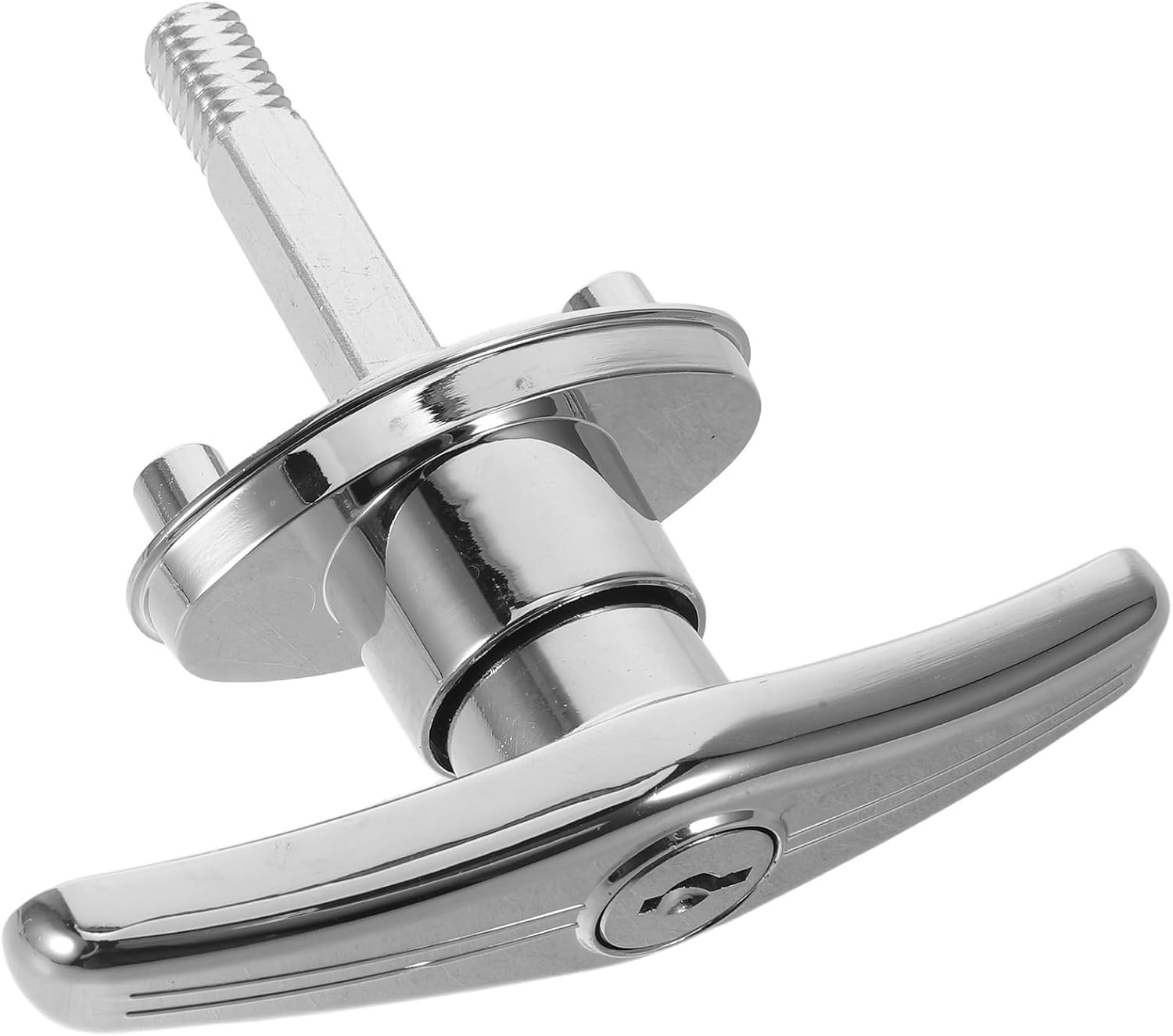 Poignée T Verrouillable Pour Couvercle De Plateau De Camion, Ensemble De Serrure En Aluminium Robuste Avec Clé Pour Protection Camping Et Extérieur