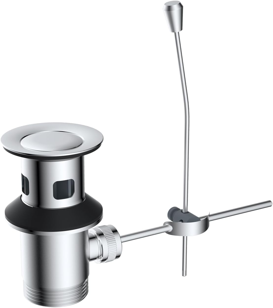 Évacuation De Lavabo 1-1/4 Pouce Avec Tige De Levage - Évacuation Universelle, Compatible Avec Tous Les Lavabos De Salle De Bain (accessoires De Lavabo Standard)