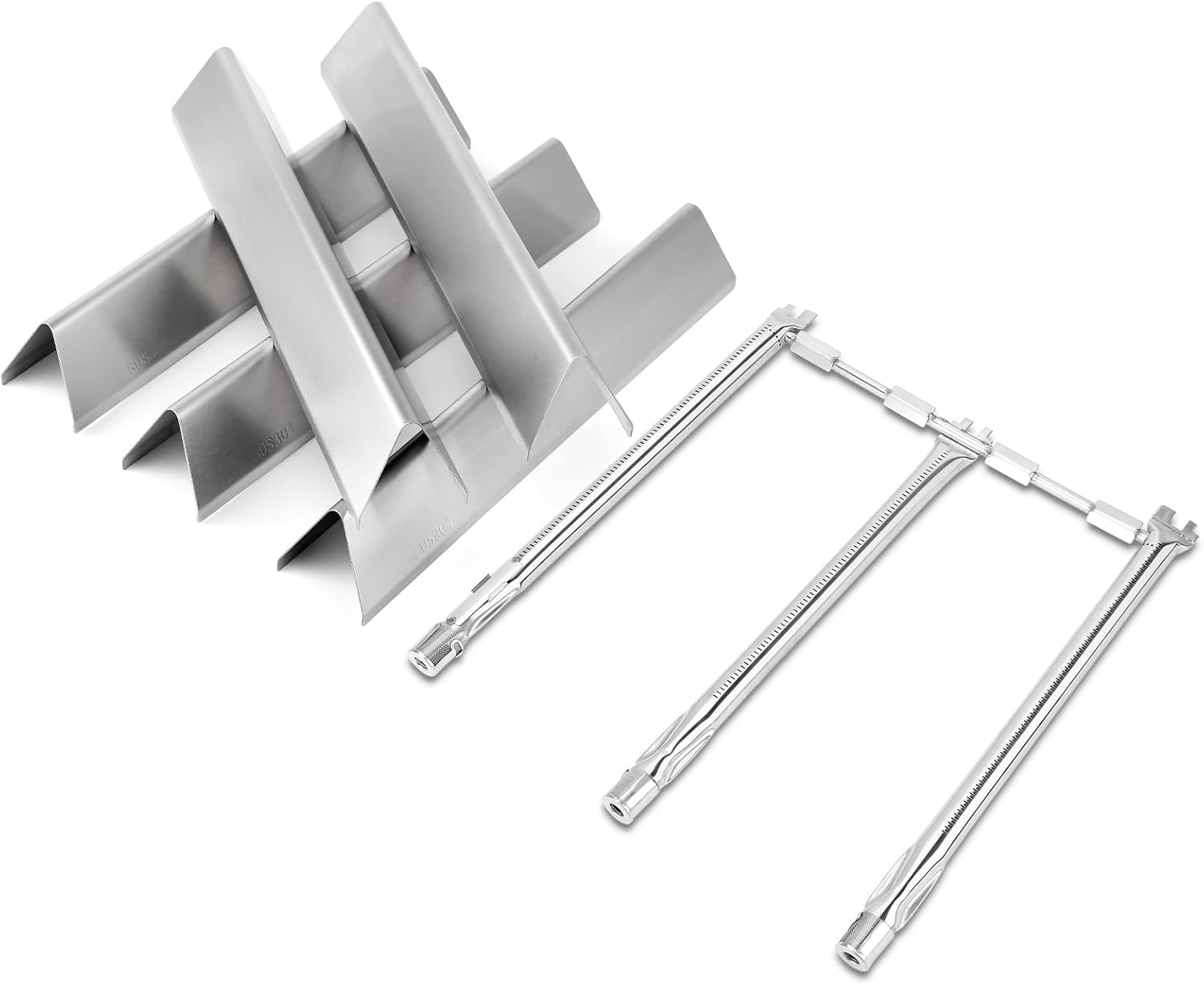 69787 Brûleur Et Rail De Diffusion De Chaleur 7636 Pour Weber Spirit I Série 300, Spirit E310 S310 E320 S320 E330 S330 (avec Boutons De Brûleur Avant), 310 Classic, Spirit Lx 310, Pièces Détachées