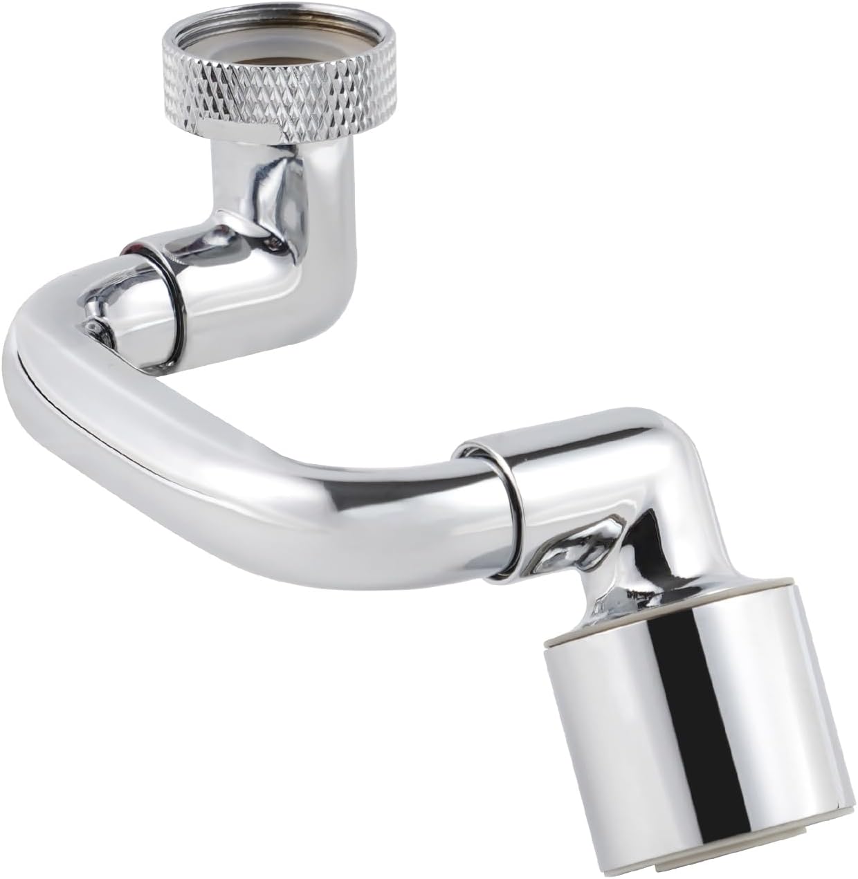 Robinet Pivotant Avec Angle De Rotation De 1080° Pour Lavabo De Salle De Bain, Régulateur De Jet Avec Adaptateur M18,5, Régulateur De Jet Multifonction Avec Grand Angle De Rotation Pour Éviers De Cuis