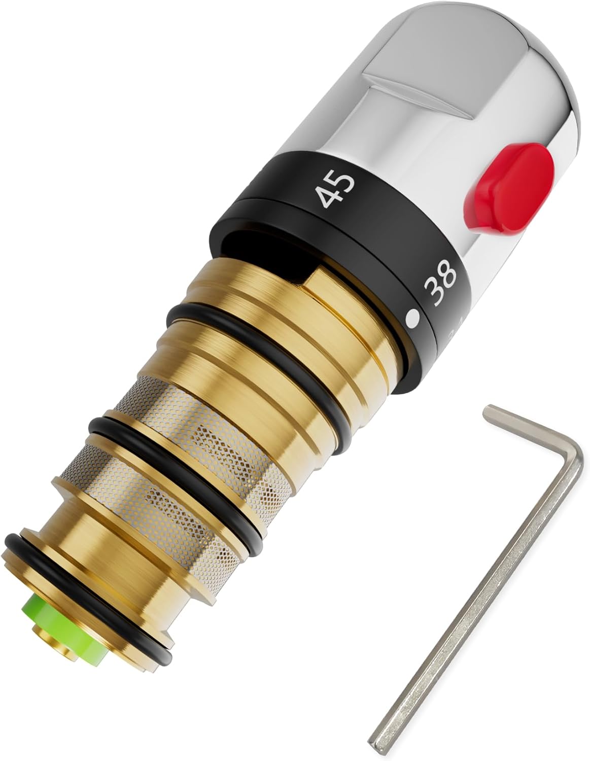 Cartouche De Robinet De Douche Thermostatique, Cartouche De Robinet De Douche Thermostatique De Remplacement, Kit De Réparation, Poignée De Régulateur De Température De Remplacement