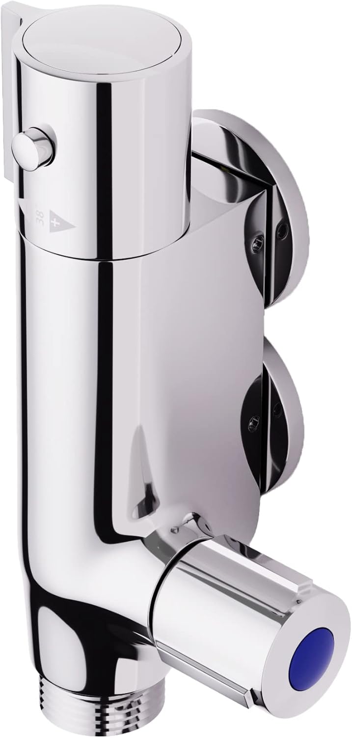 Barre De Douche Thermostatique, Barre De Douche Thermostatique Pour Caravanes, Robinet De Douche Thermostatique, Robinet De Douche Vertical Mini, Pour Caravanes, Yachts, Chrome