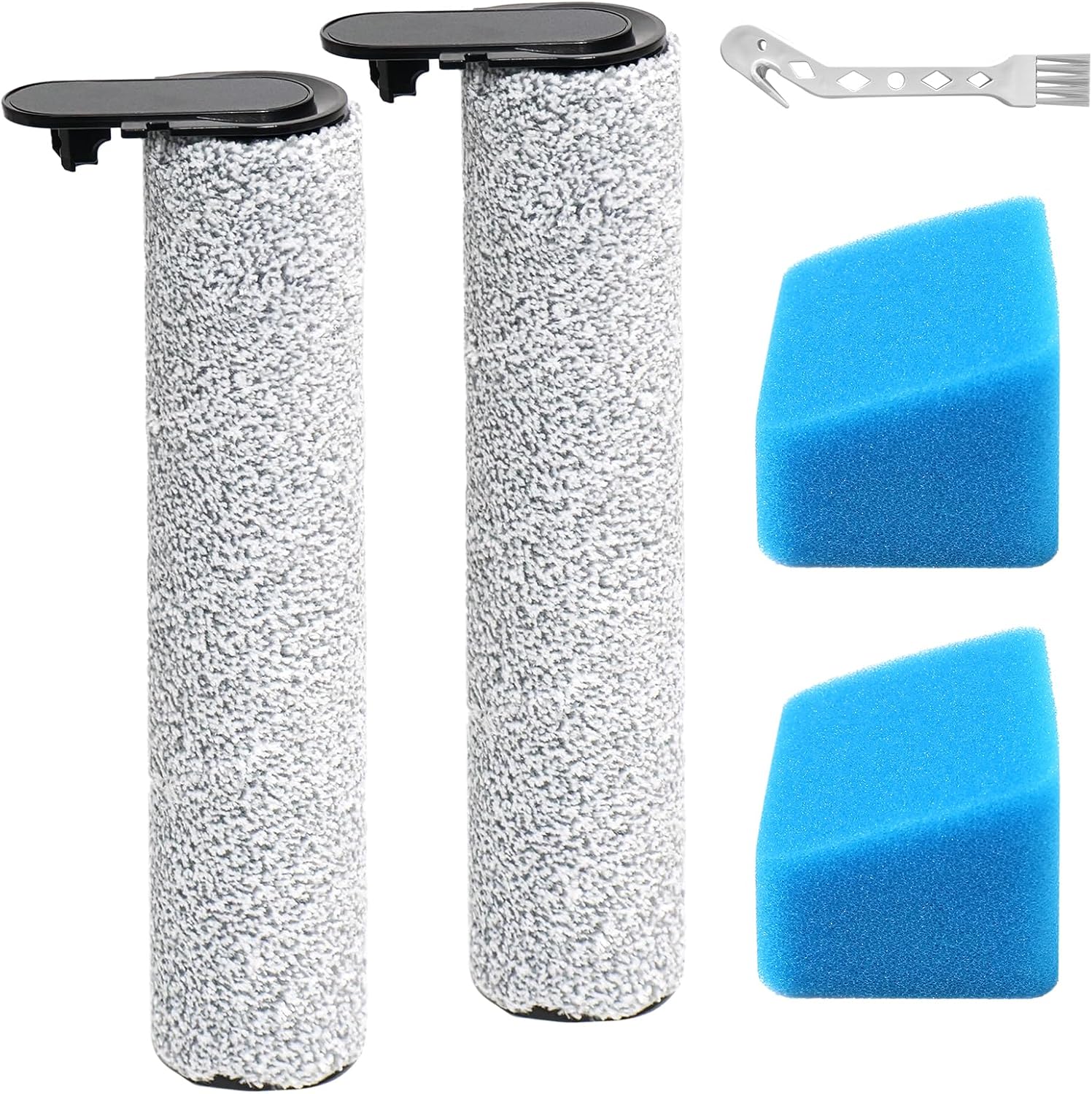 Accessoires Pour Aspirateur Eau Et Poussière Jonr S20 Pro : Brosse Rotative + Filtre (pièces Détachées Incluses), 2 Brosses Rotatives + 2 Filtres Hepa + 1 Brosse.