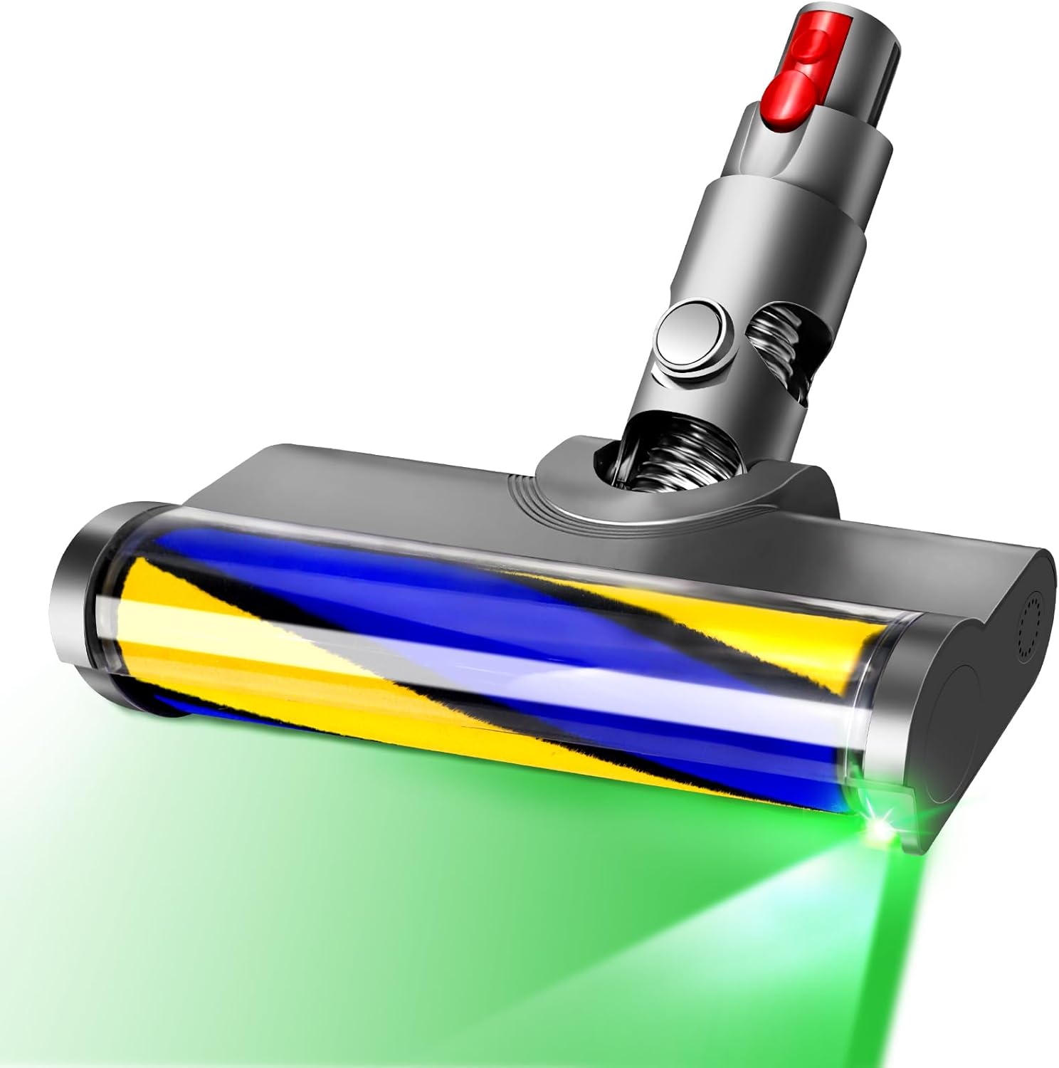 Brosse À Rouleau Souple Pour Accessoires Dyson V12 Detect Slim / V10 Slim, Nettoyeur De Sols Durs Sans Fil Avec Voyant Vert