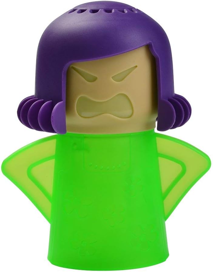 Angry Mama Nettoyeur À Vapeur Pour Micro-ondes – Désinfecte Avec Du Vinaigre Et De L'Eau Pour La Cuisine
