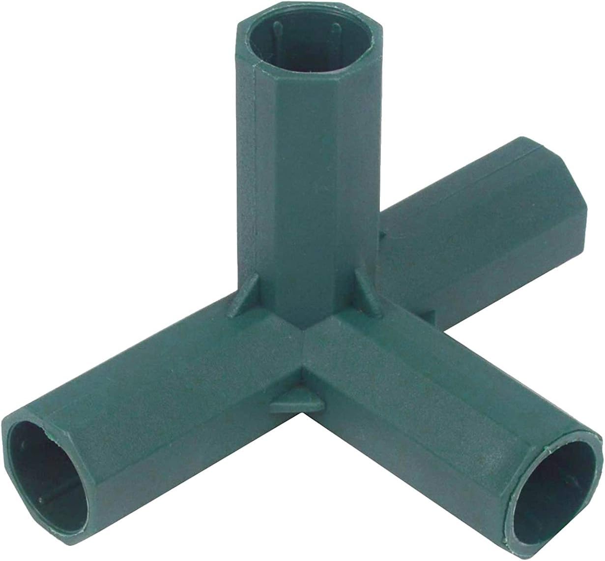 Paquet De 10 Connecteurs D'Angle Pvc 4 Voies (16 Mm) Pour Serres Et Meubles