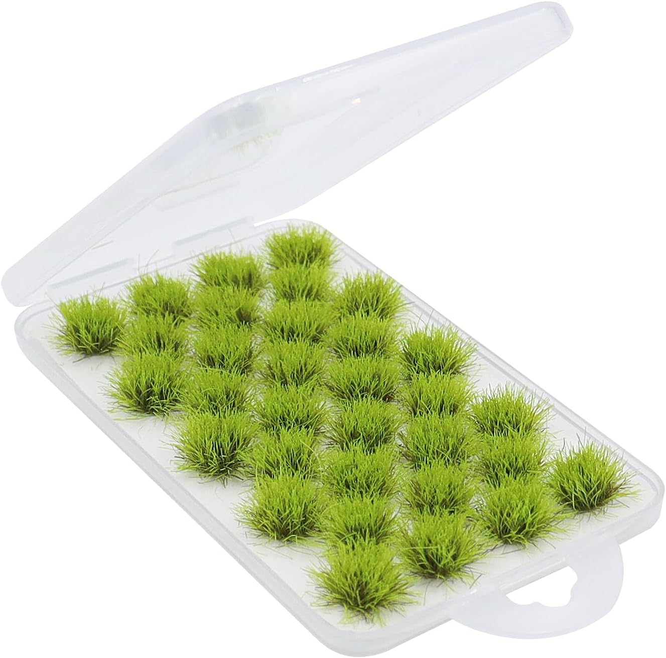 Set De 32 Pièces De Touffes D'Herbe Statiques, Plantes Modèles, Touffes De Gazon Artificiel, Décoration De Miniatures En Gazon Pour Paysages Ferroviaires