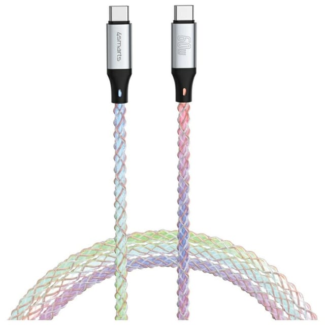 4smarts Usb-c 60w 1,5m Rgb-kabel