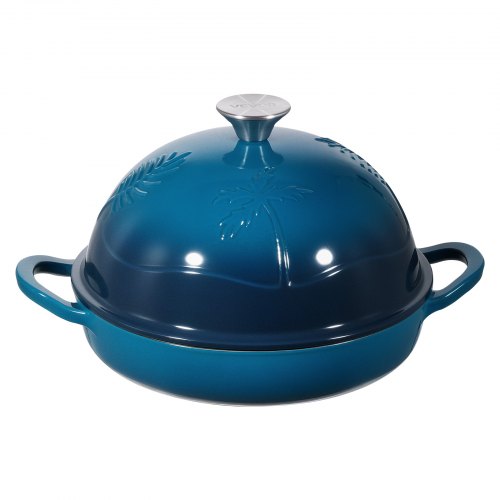 Schmortopf Aus Emailliertem Gusseisen, 4,73 L Dutch Oven Zum Backen Von Sauerteigbrot, Robuster Kochtopf Mit Deckel & 2 Griffen, Geeignet Bis 260 °c, Brottopf Zum Kochen Und Braten