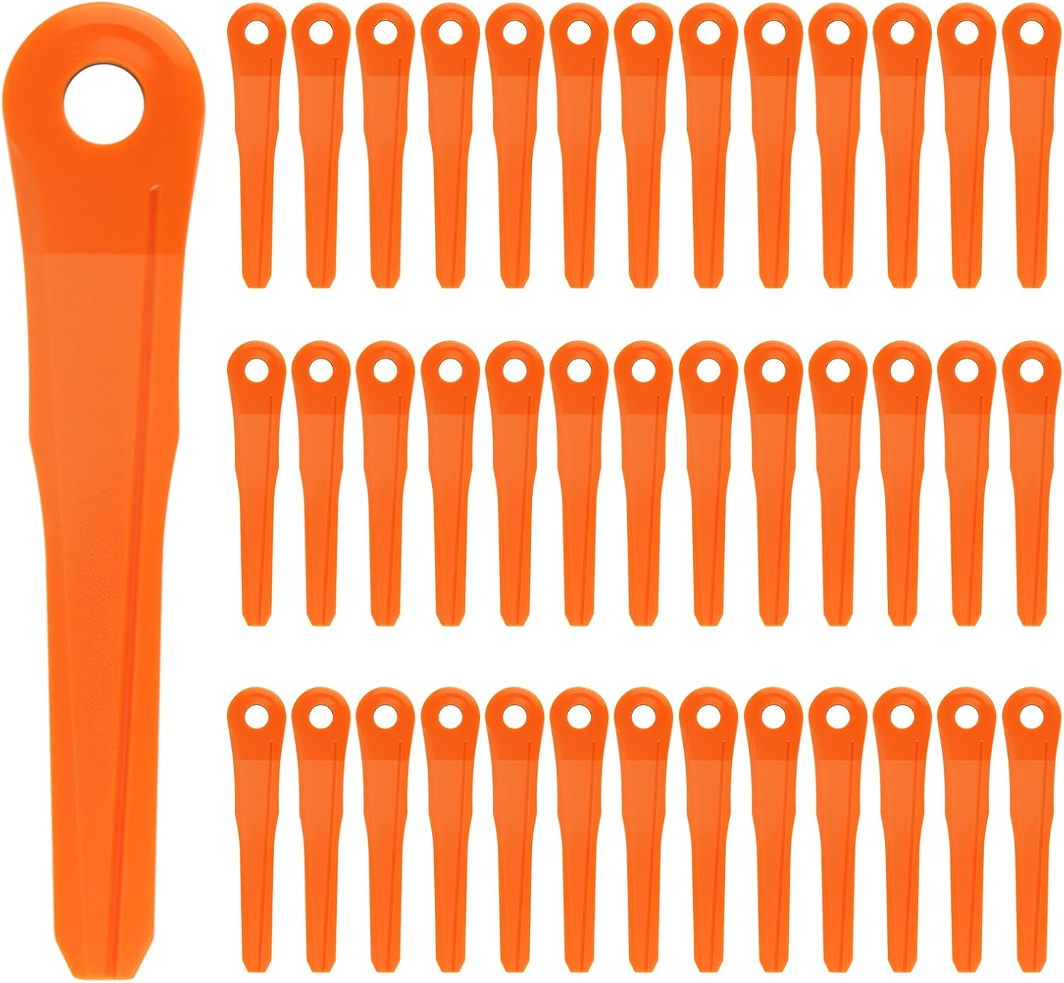 Lot De 40 Lames En Plastique 4002 007 1000 Pour Débroussailleuses Stihl Polycut 6-2, 6-3, 7-3, 28-2, 48-2, 27-3, 47-3, Lames De Rechange Pour Débroussailleuses Stihl Polycut