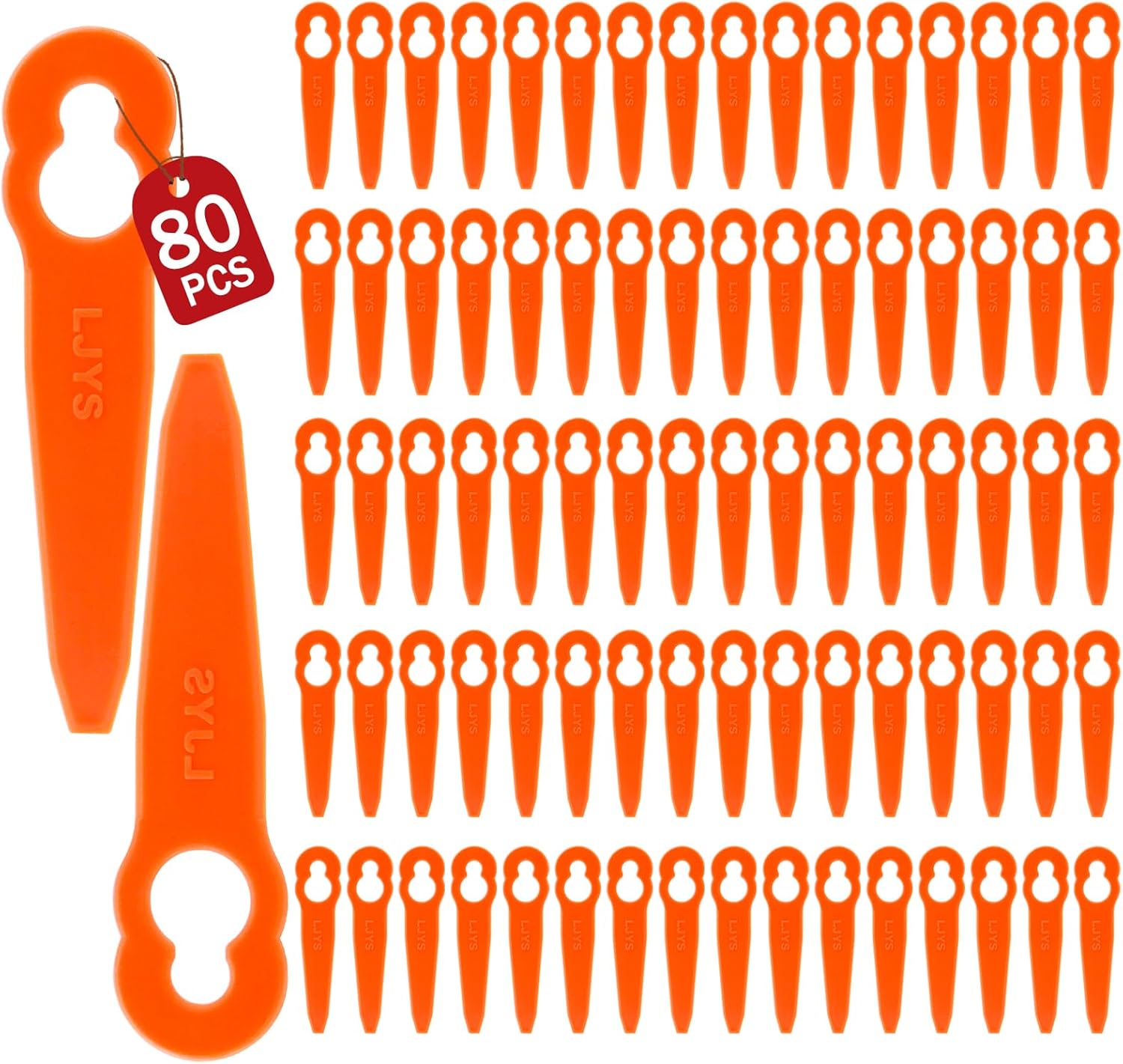 Lot De 80 Lames En Plastique Pour Débroussailleuse Sans Fil Stihl Fsa 45 Polycut 2-2
