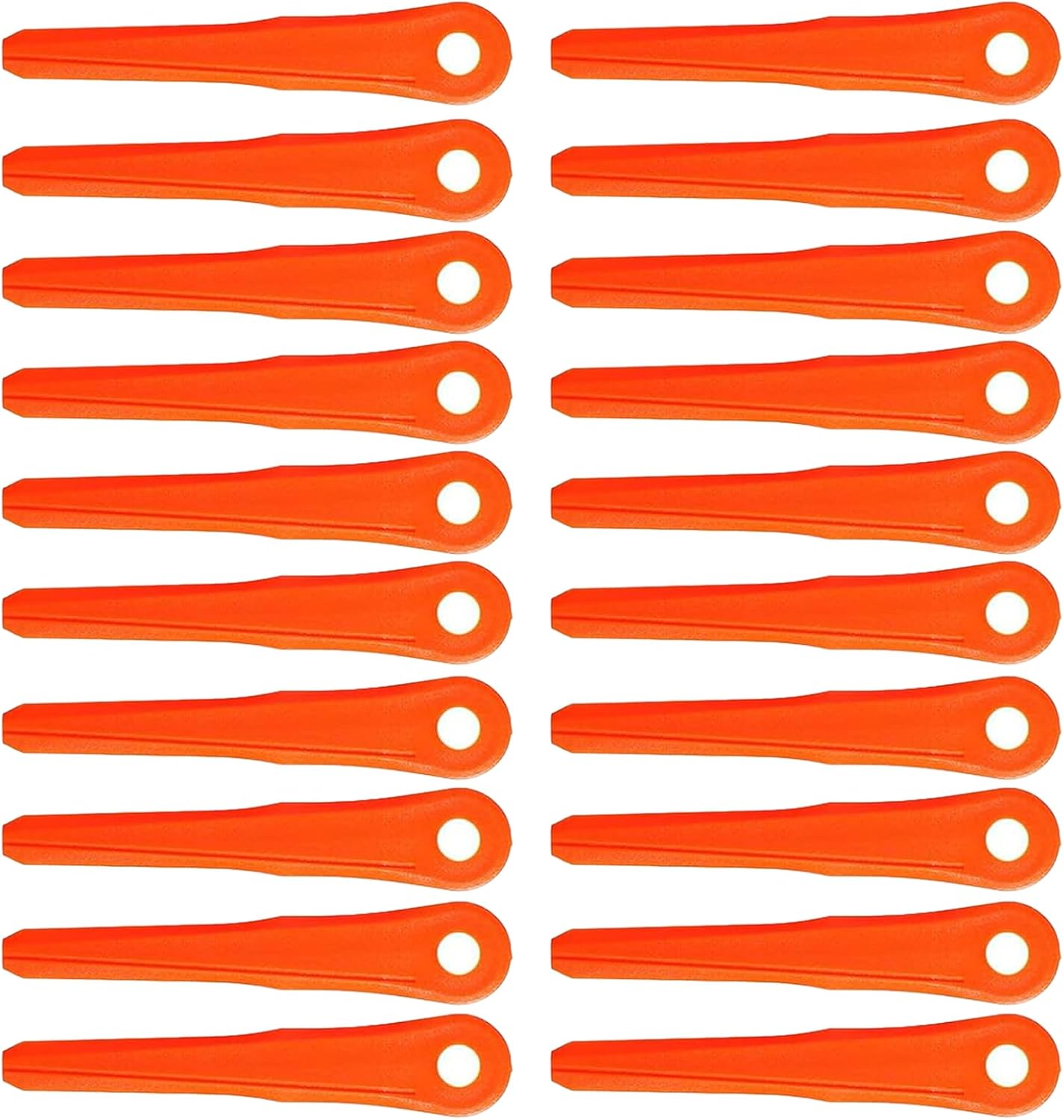 Lot De 20 Lames En Plastique 4002 007 1000 Pour Têtes De Débroussailleuses Stihl Polycut 6-2, 6-3, 7-3, Polycut 28-2, 48-2 Et 47-3