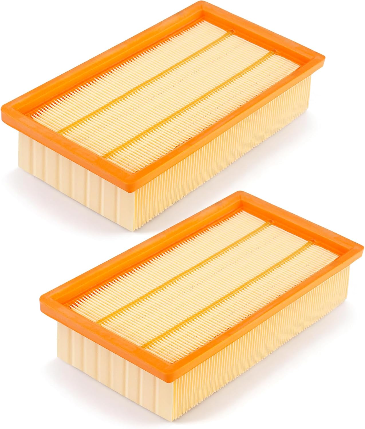 Lot De 2 Filtres De Rechange Pour Aspirateurs Hilti Vc 20 U, Vc 40 U, Um (lf 4) Et Kärcher Nt25, Nt35 Et Nt45