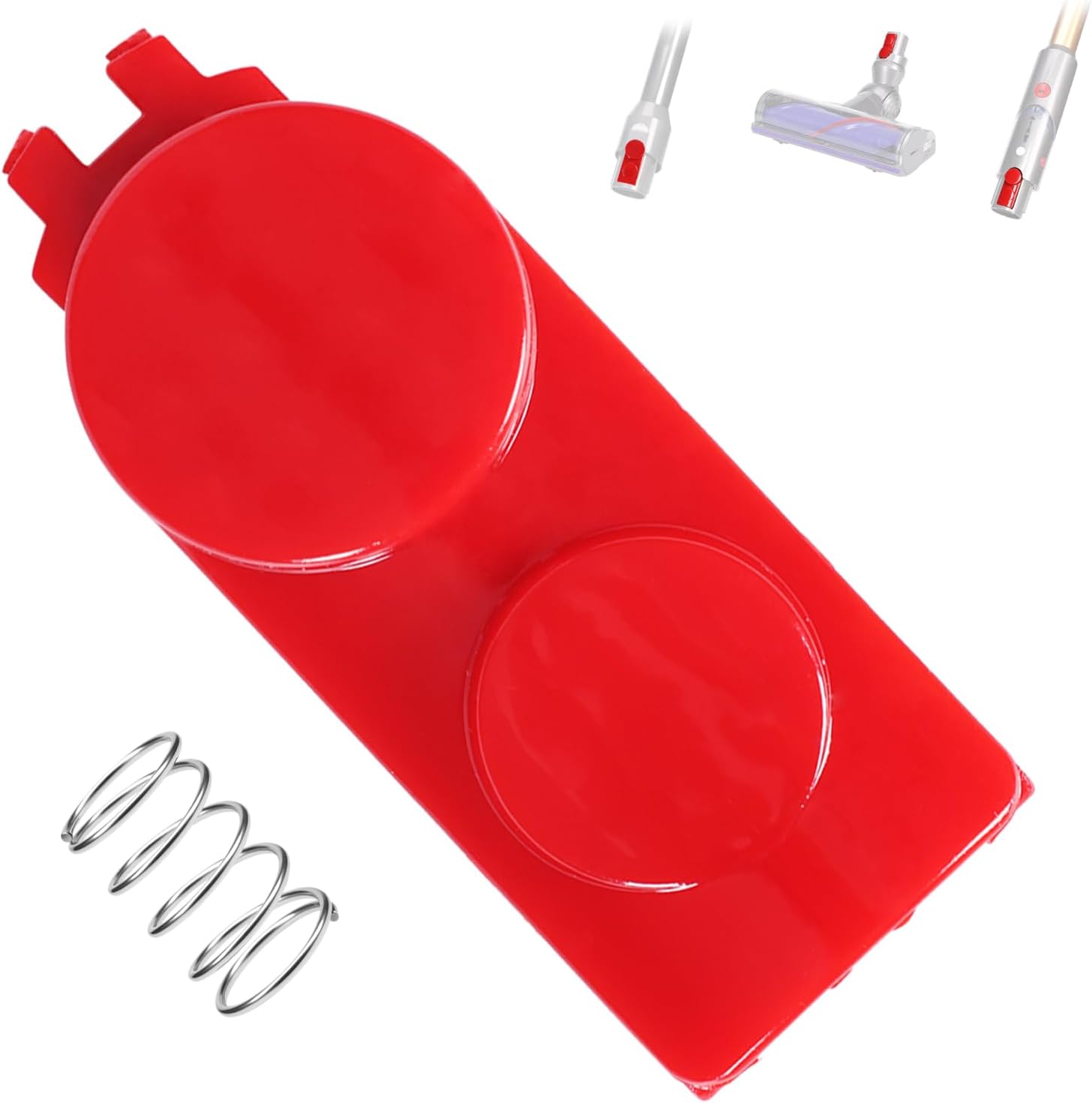Bouton De Verrouillage Du Clip, Bouton-poussoir De L'Embout, Compatible Avec Les Kits D'Accessoires De Remplacement Pour Le Clip Du Tube D'Extension Des Aspirateurs Dyson V10 Digital Slim Et V12 Slim
