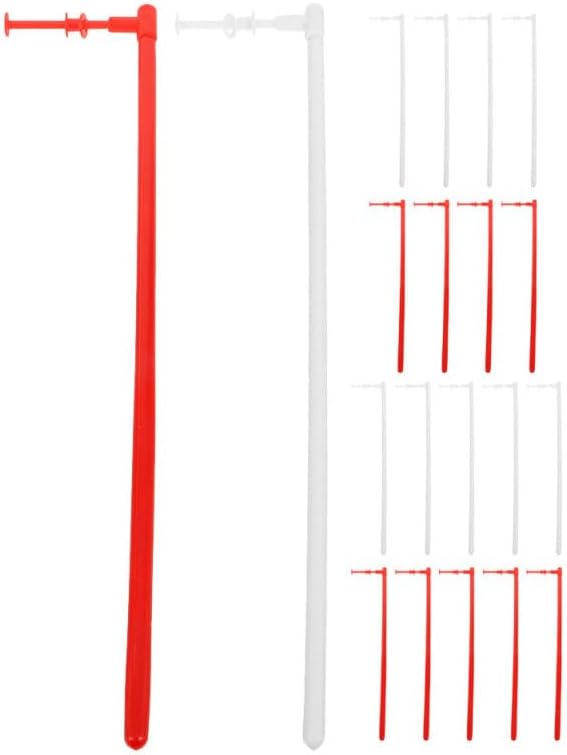 20 Poteaux De Support En Pvc Rigide Pour Éoliennes, Accessoires De Bricolage, 27,5 Cm (10,83 Pouces), Pour Projets De Jardinage Et Décorations Extérieures.