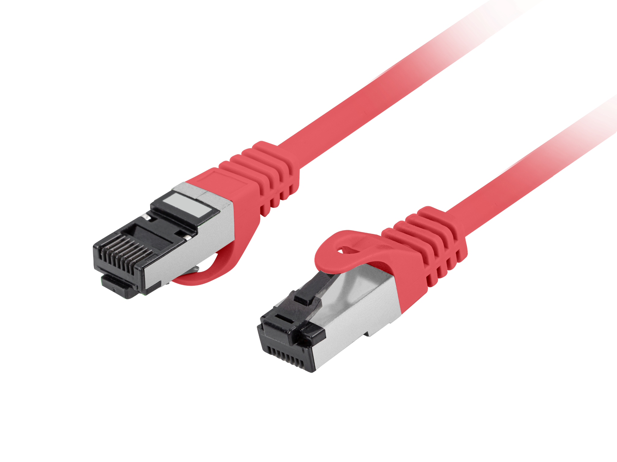 Lan-internetkabel Rj45 Patchkabel Cat.8.1 Sftp Rot 0,25 M
