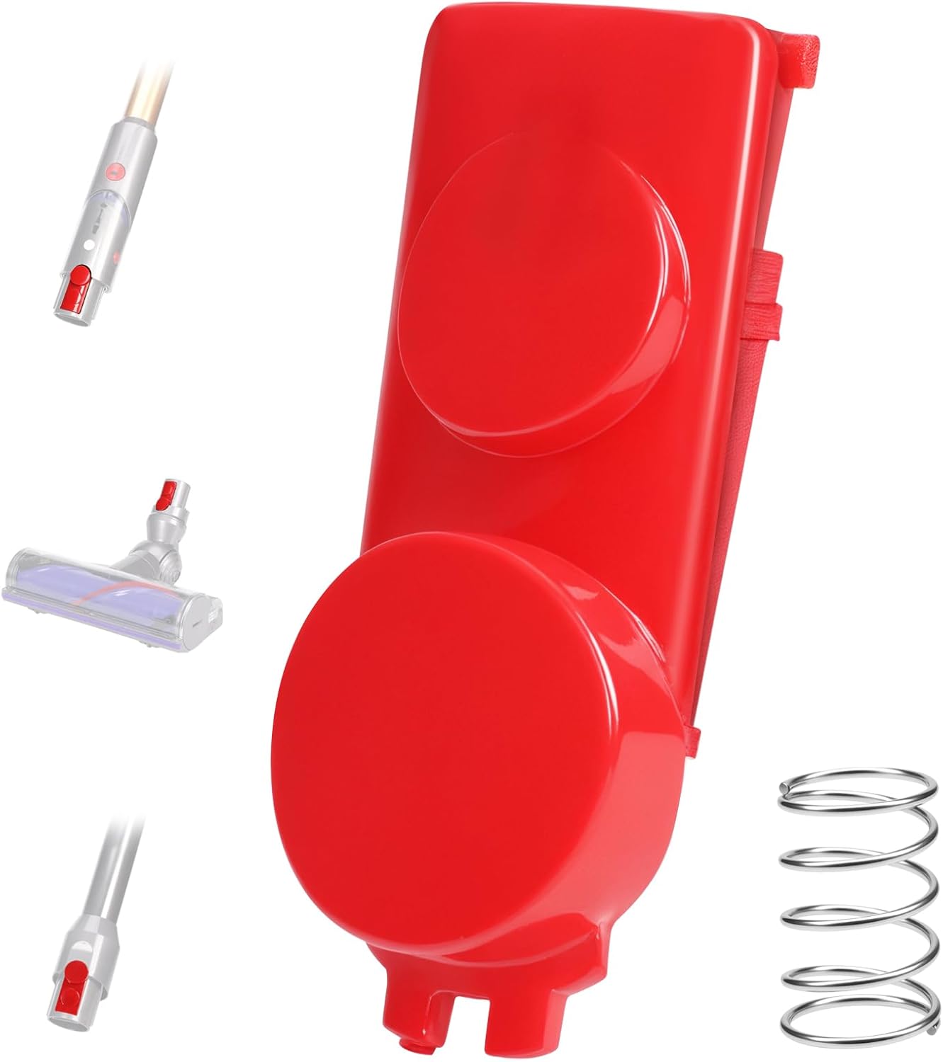 Bouton De Verrouillage Pour La Tête De Nettoyage, Compatible Avec Les Aspirateurs Dyson V10 Digital Slim, V12 Slim Et V15. Kit D'Outils De Montage. Bouton De Nettoyage Rapide Avec Ressort.