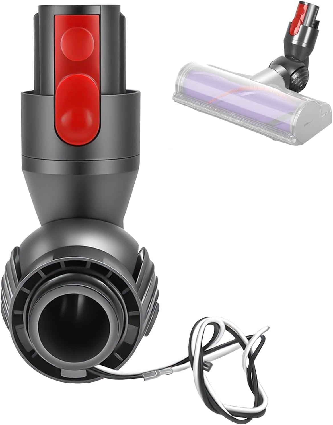 Connecteur De Tête De Brosse À Entraînement Direct 50 W Pour Aspirateurs Dyson V8, Sv10, V10 Et Sv12, Pièce De Rechange Pour Tête D'Aspirateur À Entraînement Direct