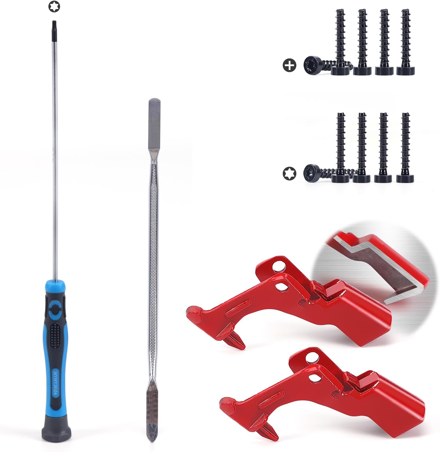 Lot De 2 Interrupteurs Métalliques Renforcés V11/v10 – Pièces Détachées – Bouton De Réparation Pour Aspirateurs Dyson Sv12/sv14 – Accessoires Avec Outil De Réparation