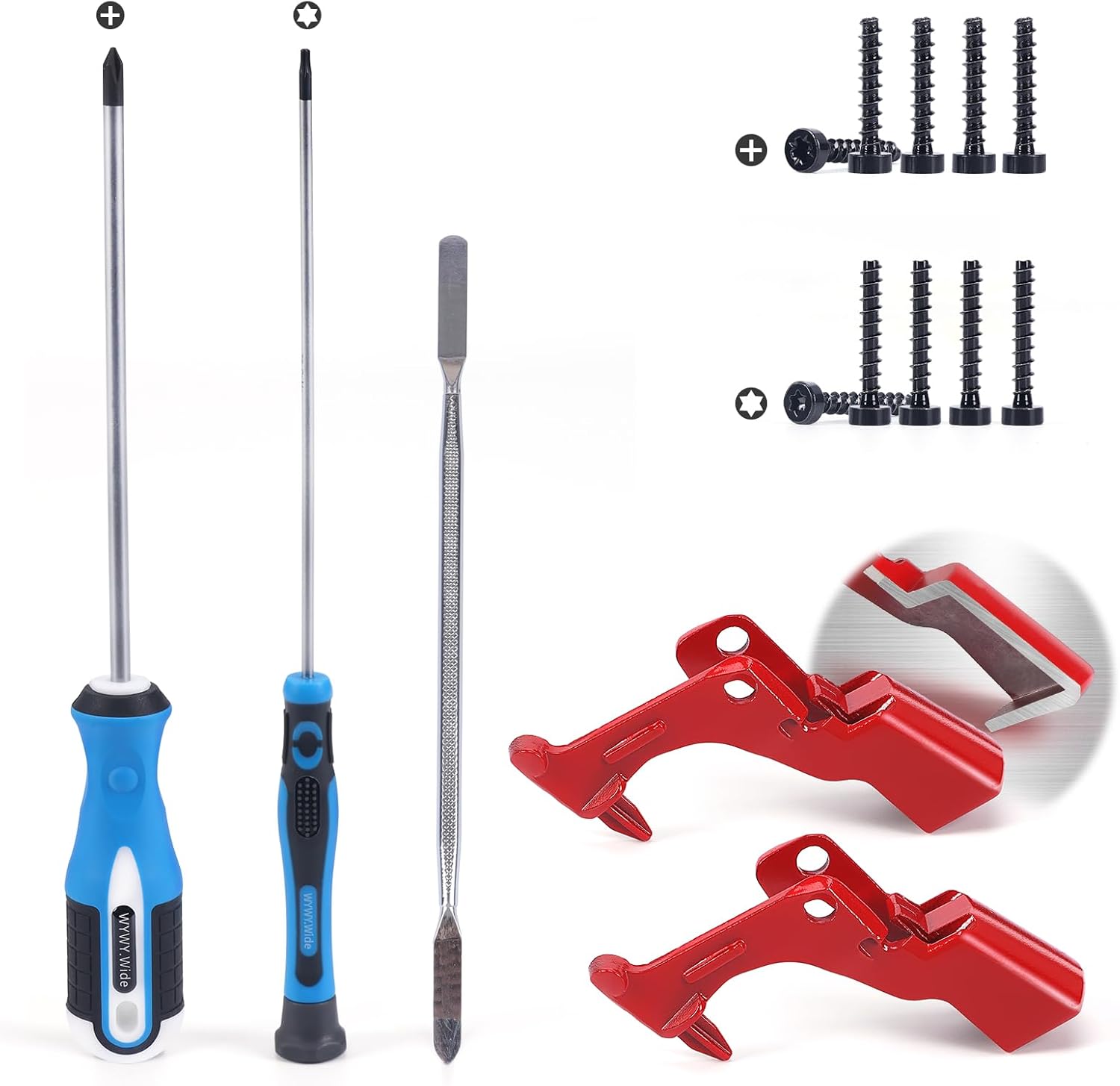 Bouton De Déclenchement Métallique De Rechange, Compatible Avec Les Aspirateurs Dyson V10, V11, Sv12 Et Sv14, Avec Accessoires De Réparation Et Kit D'Outils.