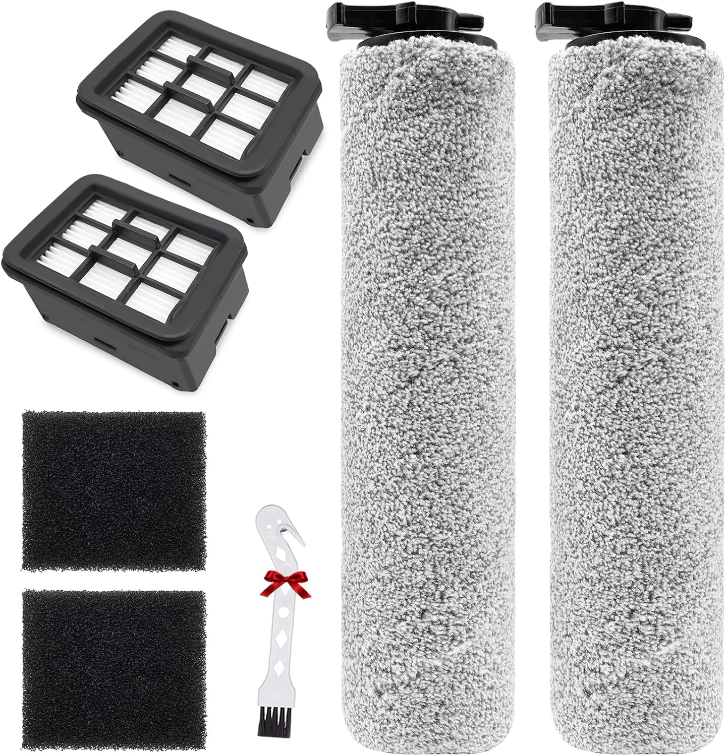 Accessoires Pour L'Aspirateur Eau Et Poussière Bissell Crosswave Hf3 3598n : 2 Brosses Rotatives + 2 Filtres Hepa + 1 Brosse