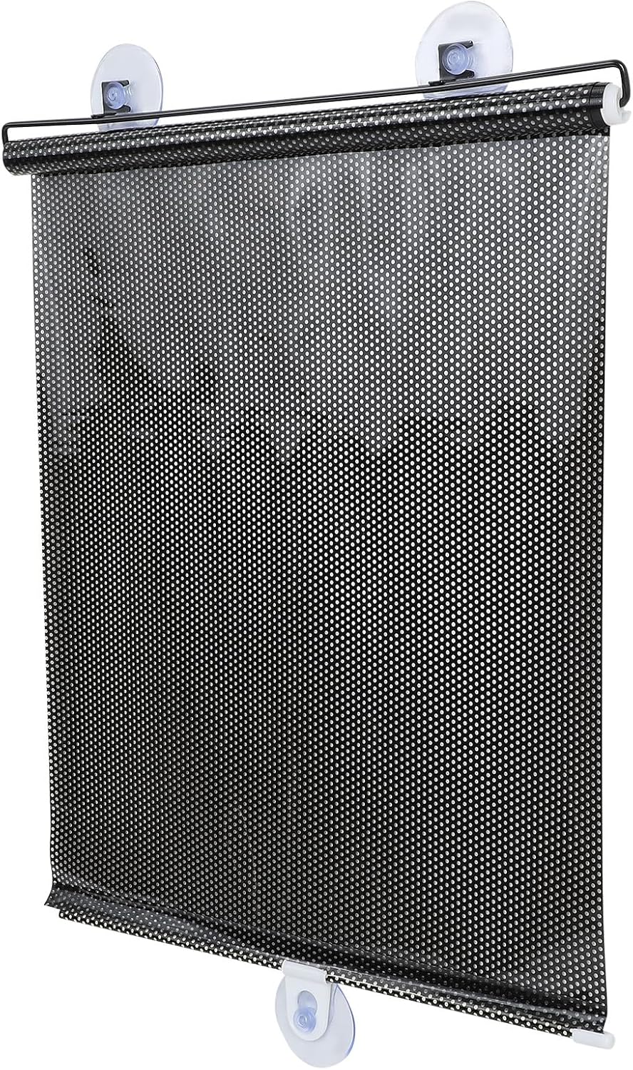 Store Occultant À Ventouse Pour Fenêtres Et Portes-fenêtres, En Film Pvc Noir, Installation Facile Grâce À Sa Fixation Par Ventouse, Pour Voitures Et Maisons